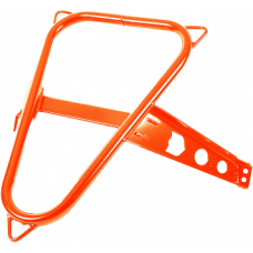 SPARE TIRE MOUNT ORANGE RUST METALLIC POL