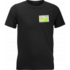YOUTH FLY GRAFFITI TEE BLACK YL