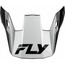 YTH RAYCE REPEAT HELMET VISOR BLACK/WHITE YS-YL