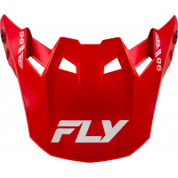 FORMULA CC OBJECTIVE VISOR RED/WHITE YL/SM