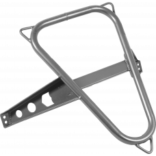 SPARE TIRE MOUNT TITANIUM MATTE METALLIC POL