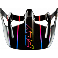 WERX-R CARBON FLOW VISOR BLACK/MULTI