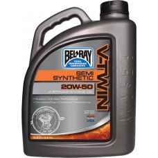 V-TWIN SEMI-SYN OIL 20W50 4L (4/CASE  SOLD EA)