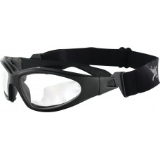 GXR SUNGLASSES BLACK W/CLEAR LENS
