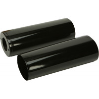 UPPR FORK TUBE COVERS BLACK +2 TOURING 84-13 FLST 86-14