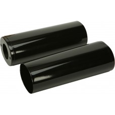 UPPR FORK TUBE COVERS BLACK +2 TOURING 84-13 FLST 86-14
