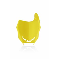 FRONT NUMBER PLATE YELLOW