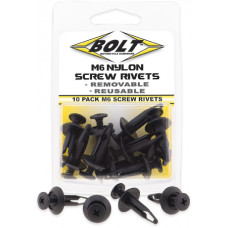 M6 SCREW RIVET KIT 10/PK