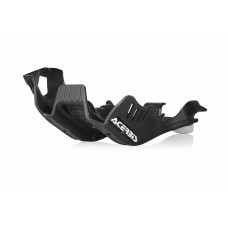 SKID PLATE W/LINKAGE GUARD BLACK/WHITE