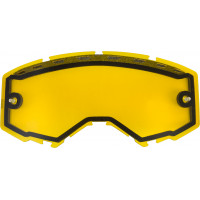 DUAL LENS W/VENTS AND POST YELLOW