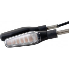 GW-04 LED TURN SIGNALS SEQUENTIAL MATTE BLACK PAIR