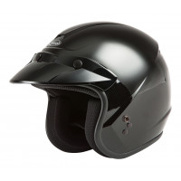 YOUTH OF-2Y OPEN-FACE HELMET BLACK YL