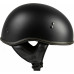 .357 SOLID HALF HELMET MATTE BLACK 2X