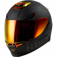 SENTINEL RECON HELMET MATTE BLACK/FIRE CHROME 2X