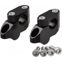 OFFSET HANDLEBAR RISER KIT 20MM 26MM 22.2MM BLACK