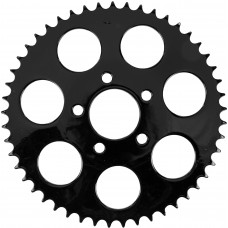 GLOSS BLACK REAR SPROCKET 49T DISHED BIG TWIN 00-13