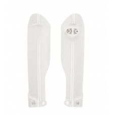 LOWER FORK COVER SET WHITE GAS/KTM