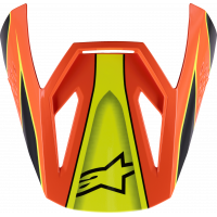 SM3 YOUTH FRAY VISOR BLK/ORNG/YLW FLUO GLOSSY