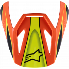 SM3 YOUTH FRAY VISOR BLK/ORNG/YLW FLUO GLOSSY