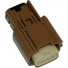 3-PIN FEMALE CONNECTOR BROWN HD 72542-07BN 07-UP
