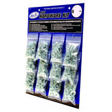 MINI HARDWARE KIT ZINC FINISH 12/PK
