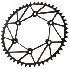 REAR  SPROCKET  CHROMOLY 49T-428 BLACK K/G/H