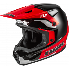 KINETIC DBK HELMET BLACK/RED/GREY 2X
