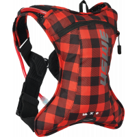 OUTLANDER 2L HYDRATION PACK FLANNEL RED/BLACK