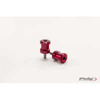 SWINGARM SPOOLS HI-TECH 6MM RED 2/PK