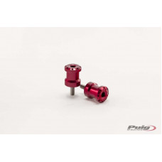 SWINGARM SPOOLS HI-TECH 6MM RED 2/PK