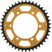 REAR STEALTH SPROCKET ALU/STL 43T-525 GLD SUZ/YAM
