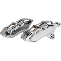 6 PIST FRONT DUAL CALIPER KIT CHROME FOR 11.8