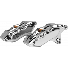 6 PIST FRONT DUAL CALIPER KIT CHROME FOR 11.8