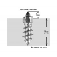 18MM STANDARD SCREW STUDS QTY 1000