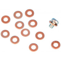 GASKET WASHER FORK DRAIN SCREW COPPER 10/PK 45403-75