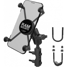 X-GRIP LARGE PHONE MOUNT W/BRAKE/CLUTCH RES BASE SHORT