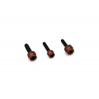 CHACHO'S BOLT KIT RED M8 ENG TRANS PRIM BLK