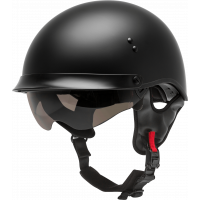 HH-65 HALF HELMET FULL DRESSED MATTE BLACK 2X HH-65 HALF HELMET FULL DRESSED MATTE BLACK 2X