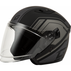OF-87 DUKE HELMET MATTE BLACK/GREY 2X
