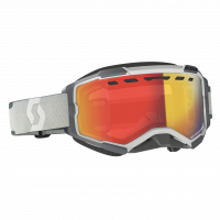 FURY SNOWCROSS GOGGLE GREY LS RED CHROME LENS