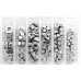 HEX FUJI-LOCK NUT ASSORTMENT 100 PIECE KIT