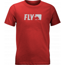 FLY YOUTH PRIMARY TEE RED YL