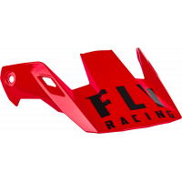 RAYCE HELMET VISOR RED/BLACK XL