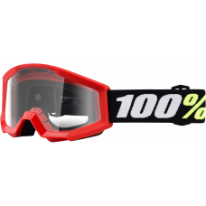 STRATA MINI GOGGLE RED CLEAR LENS STRATA MINI GOGGLE RED CLEAR LENS
