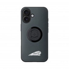 INDIAN PHONE CASE W/HEADDRESS IPHONE 16 GRAY W/LOGO INDIAN PHONE CASE W/HEADDRESS IPHONE 16 GRAY W/LOGO
