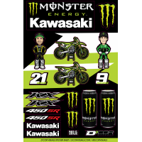 DECAL SHEETS KAWASAKI