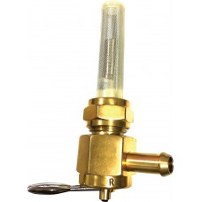 BRASS PETCOCK ROUND 22MM LEFT SIDE POSITION