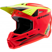 SM3 YOUTH FRAY HELMET RD/YLW FLUO/BLK YL
