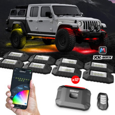 KMAX ROCK LIGHT KIT 12 PIECE APP CONTROL KMAX ROCK LIGHT KIT 12 PIECE APP CONTROL