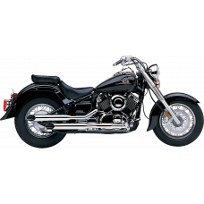 BLVD SLASHCUT SLIP ON CHROME YAM V-STAR 650